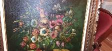 Oil painting L. Kohn Flowers - Photo 2