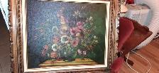Oil painting L. Kohn Flowers - Photo 3