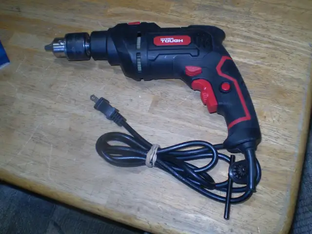 HAMMER DRILL-1/2 INCH HYPER TOUGH-VARIABLE SPEED-REVERSIBLE-$30
