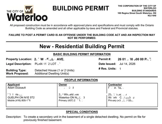 BCIN Stamped Permit Ready Drawings