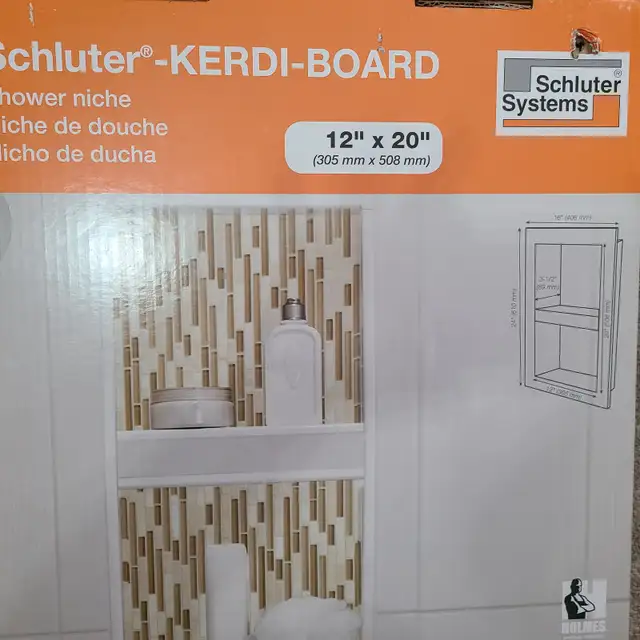 Schluter Kerdi Board 12'×20' Shower Nicha