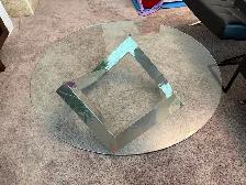 Contemporary Nuevo Como Glass Top Coffee Table - Photo 2