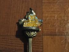Irwin Silver Plate Steel CANADA Souvenir Spoon Quebec - Photo 2