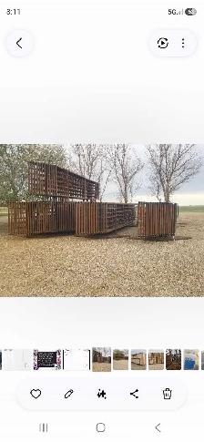 windbreak,  socket rod panels and feeders for sale
