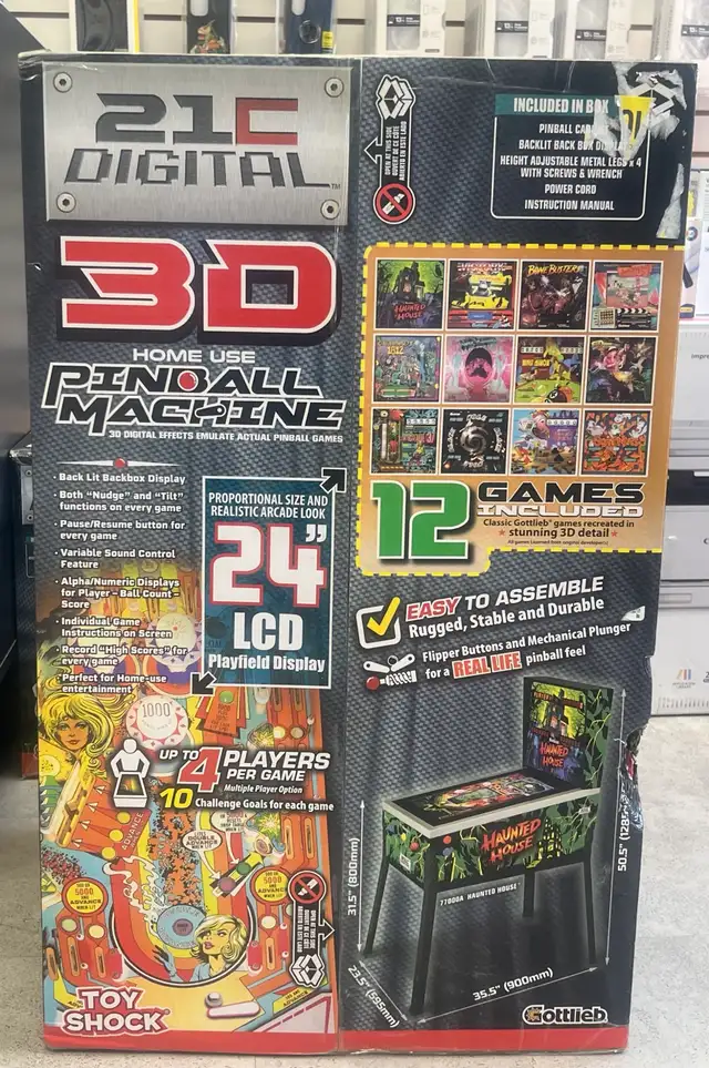 21C Digital 3D Pinball Machine