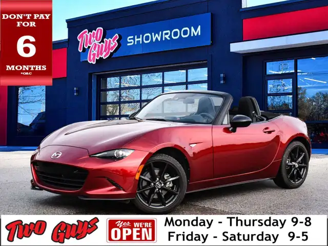 2021 Mazda MX-5 GS | 6Spd | New Tires | Htd Cloth | Clean CF |