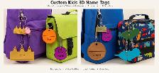 Custom Kids Name Tags for Backpacks - Handmade Ottawa/Gatineau