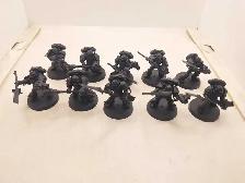 Warhammer 40k 10 Primed Black Grey Knight Marines