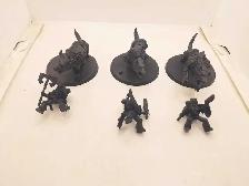 Warhammer 40k 3 Space Wolves Thunderwolf Cavalry Primed Black