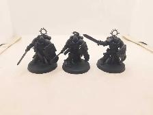 Warhammer 40k 3 Primaris Blade Guard Veterans Primed Black