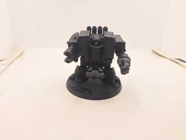 Warhammer 40k Primed Black Firstborn Space Marines Dreadnought
