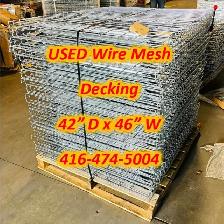 USED Wire Mesh Decking Deck 42'x46' for Pallet Racking