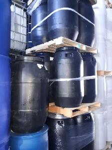 60 gallons - 220 lit.  FOOD GRADE, twisted open top plastic barr - Photo 3
