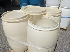60 gallons - 220 lit.  FOOD GRADE, twisted open top plastic barr - Photo 4