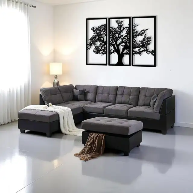 Brand New Sectional Sofa With Storage Ottoman Now On Sale