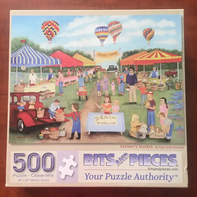 Casse-têtes / Puzzles (10 CT), 500 @ 550 LARGE pièces (II)