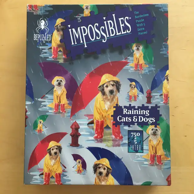 Casse-têtes / Puzzles (3 CT), 750 LARGE pièces (noIII)