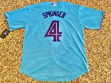 Toronto Blue Jays George Springer Jersey - Powder Blue (Large) - Photo 2