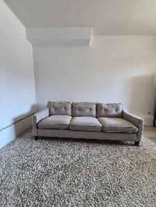 FREE DELIVERY Ikea Froslov 3 Seater Fabric MCM Sofa Couch - Photo 3