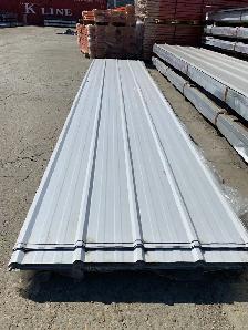 NEW 29 GA WHITE CHARCOAL GRAY STEEL SIDING SHEET 20