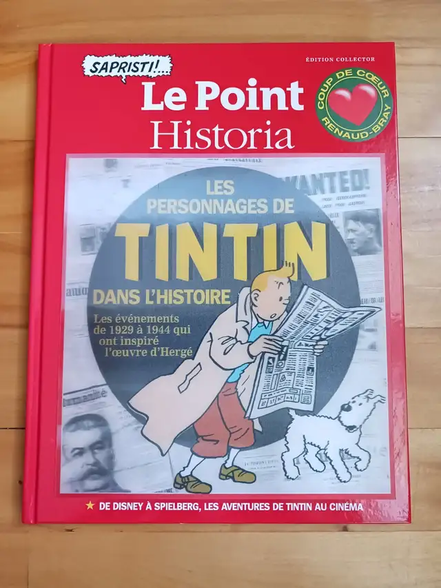LES PERSONNAGES DE TINTIN DANS L'HISTOIRE EDITION COLLECTOR 3D