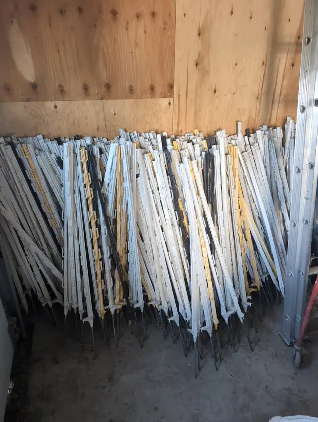 Electric fence posts