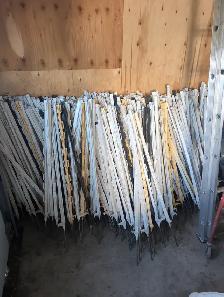 Electric fence posts