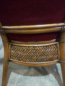 Vintage Ratana Boho Chic sunroom dining set