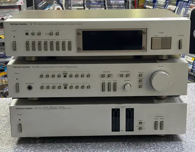 Harman Kardon Amp, Preamp. Tuner