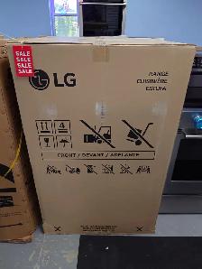 LG '30' Stainless Steel Freestanding Electric Range on Sale‼️