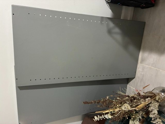 MOVING SALE -  free metal shelves