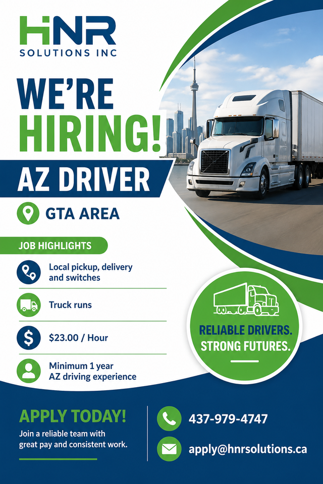 URGENTLY HIRING AZ DRIVERS