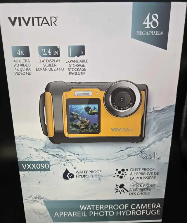 VIVITAR DIGITAL  VXX090 ACTION CAMERA NEW
