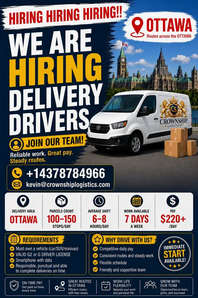 PARCEL DELIVERY DRIVER