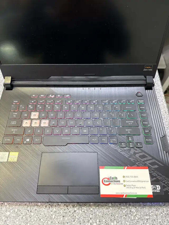 ASUS ROG STRIX i7. 10th Gen 16GB RTX2070 LAPTOP