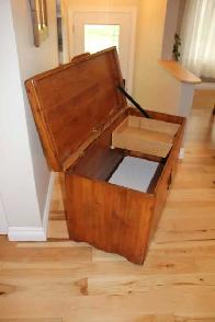 Coffre ancien de (1940), 85$, propre, livré si… - Photo 2