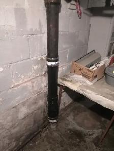 DRAIN SNAKE ROUGH IN WASHROOM SUMP PUMP ISSUE WATERPROOFING WET - Photo 6