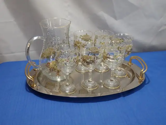 Venice Blown Glass with Gold