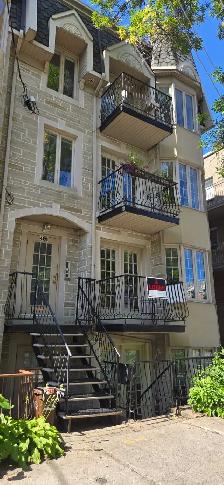 BEAU 4 1/2 A LOUER PLATEAU MONT-ROYAL- 5 min du métro Mont-Royal