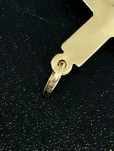 10k 2Tone Cursifix Pandent - Photo 6