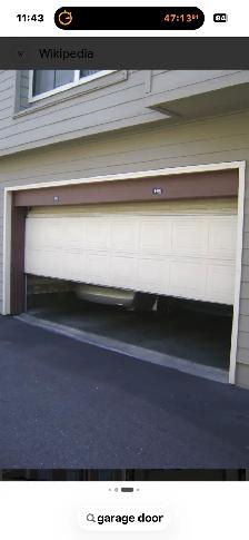 Wanted Garage door repair
