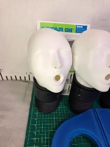 SOLD Actar 911 Patrol CPR Training Manikin Heads in Bag - 5 SOLD - Photo 2