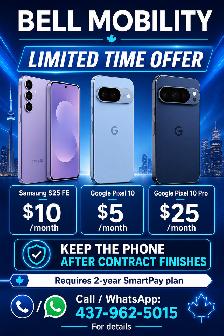BACK TO SCHOOL Bell Mobility Phones Offer