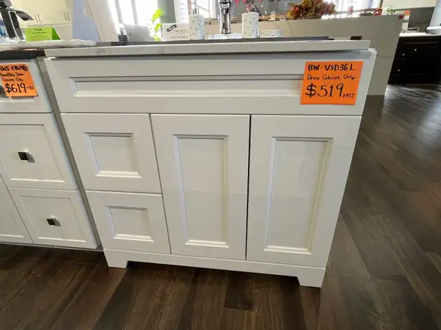 Huge Sale on 36" Bathroom Vanity Cabinets & 37" Countertops!