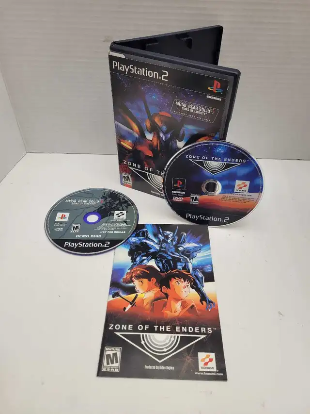 PS2 Zone of the Enders - Complete w/demo disc