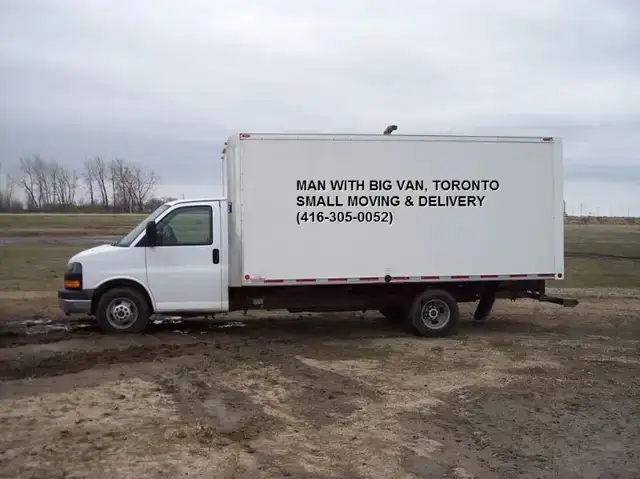 Man  with Big  Van  Toronto MOVERS-4!6-305-0052  CHEAP