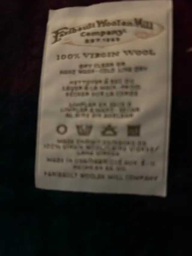 Tartan Virgin Wool Blanket