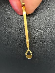 18k Egyptian cartouche name pendant, - Photo 5