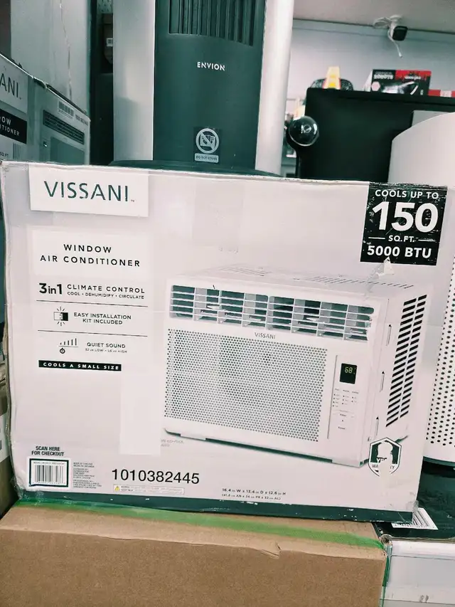 Climatiseur de fenêtre Vissani 5000 BTU
