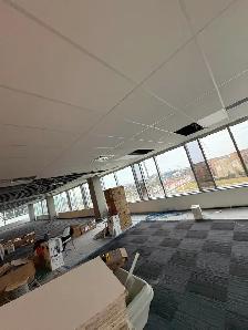 Acoustic Ceiling Tile Install